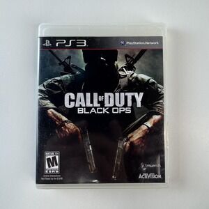 Call of Duty Black Ops Sony PlayStation 3 PS3 Video Game Disc & Case Activision